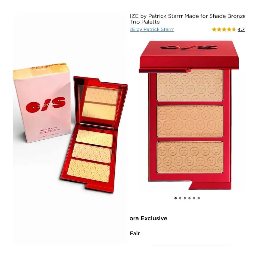 ONE/SIZE by Patrick Starrr Made for Shade Bronze & Sculpt Trio Palette - Fair